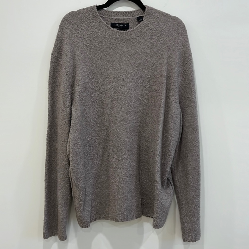 AllSaints Eamont organic cotton blend crewneck sweater